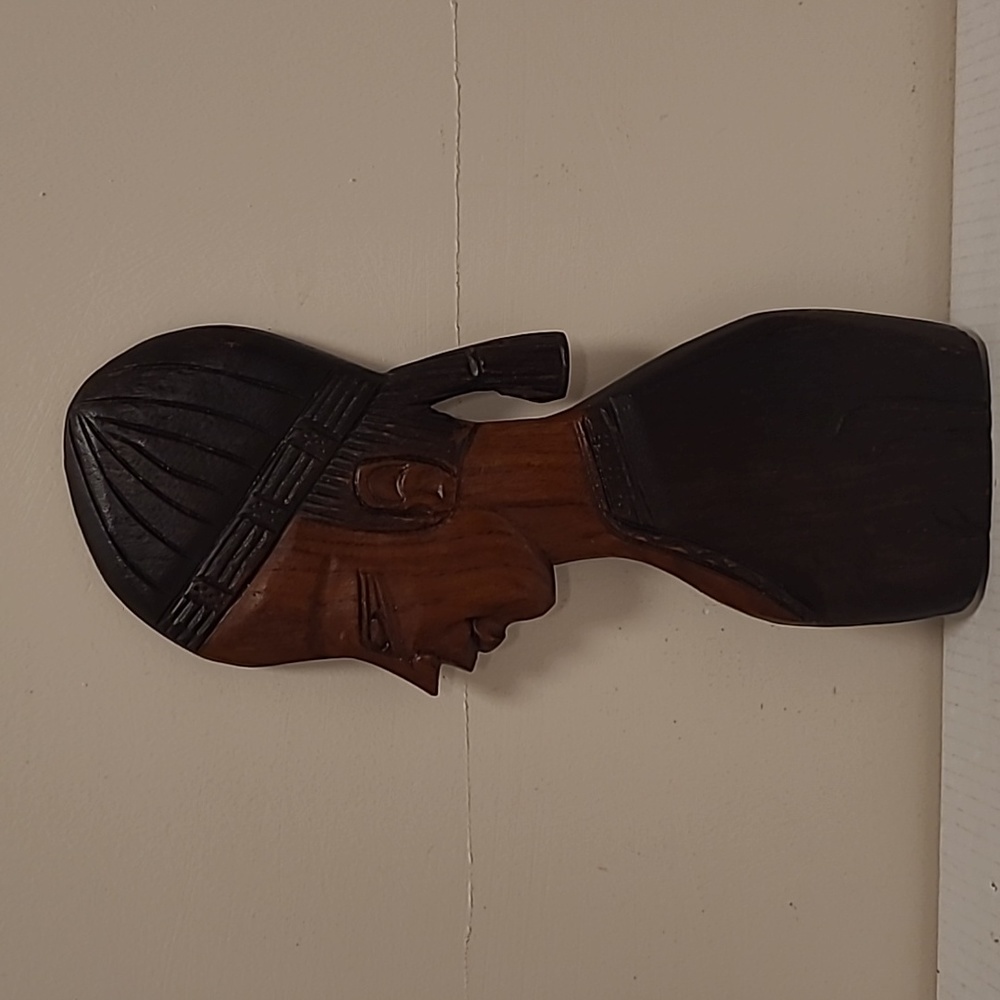 Hand Carved Wooden Decorative Woman